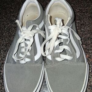 Vans Gray and White Men's Sneakers